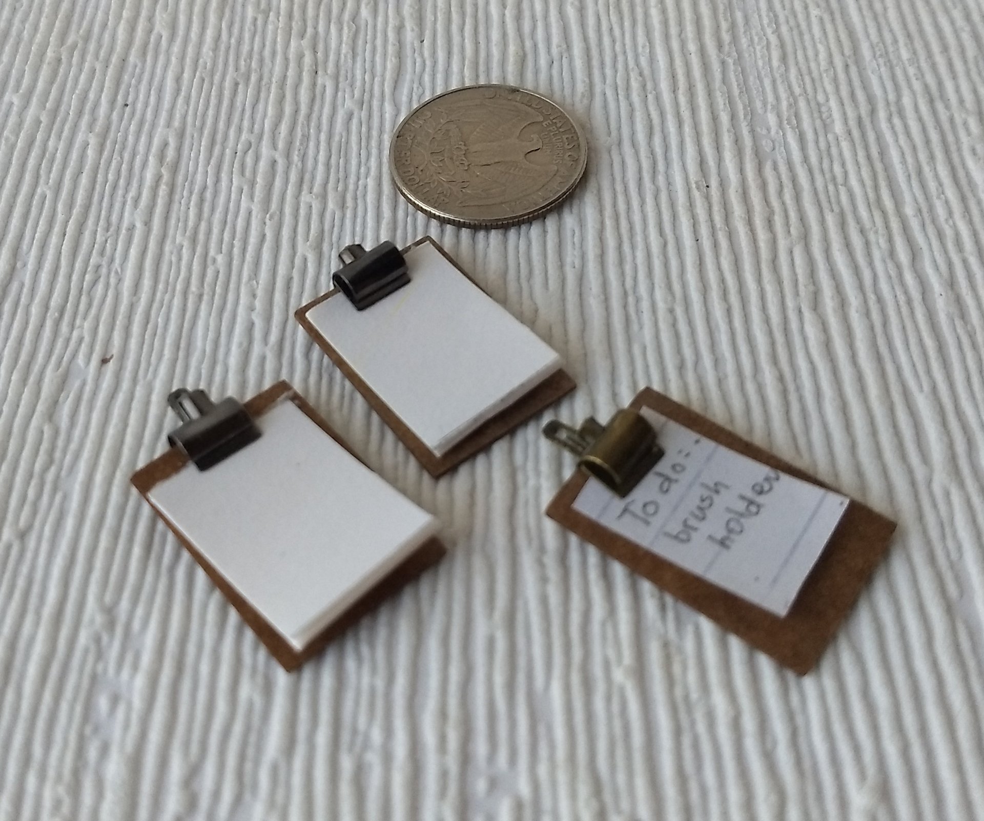 1:12 dollhouse clipboards Price is PER UNIT