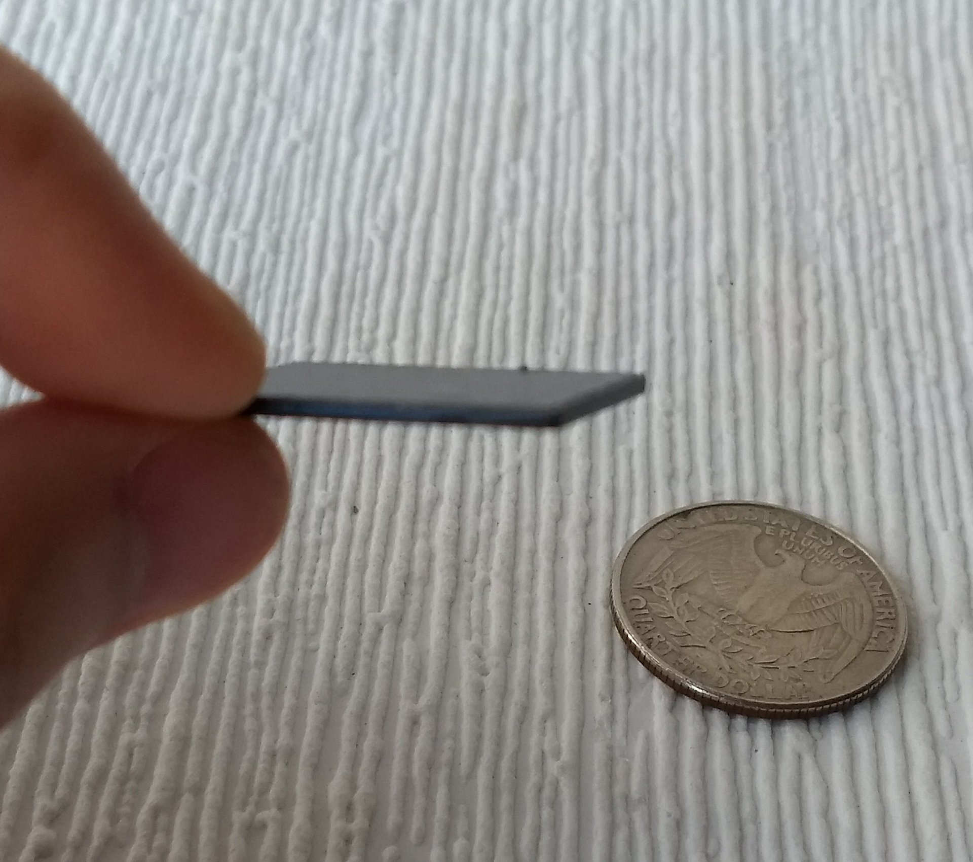 1:12 dollhouse miniature black cutting mat