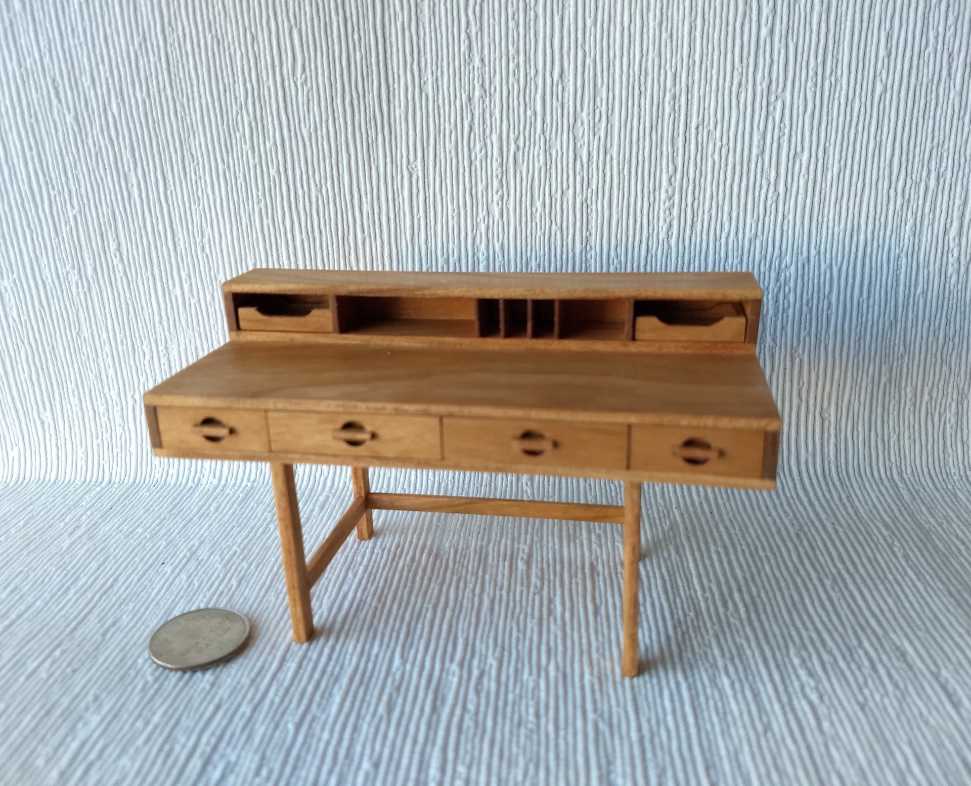 Dollhouse mid century desk