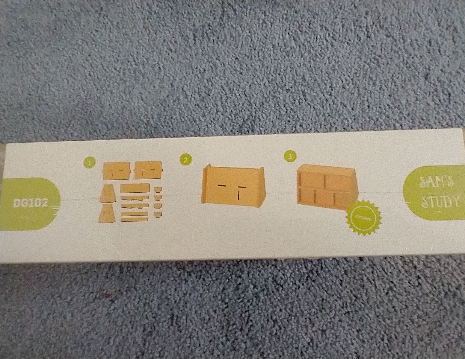 1:24 scale Room Box DIY Miniature House Sam's Study (NIB) HALF INCH SCALE miniature room box kit