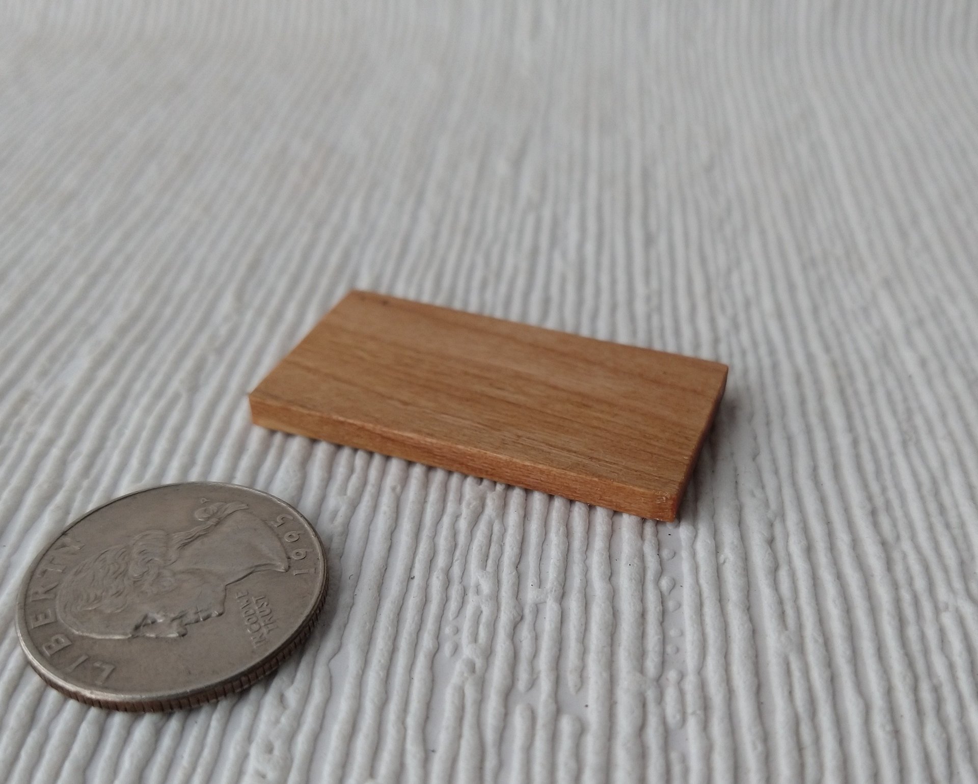 RESERVED 1:12 solid cherry wood tea tray Serving tray Japanese or Chinese tea table accessory