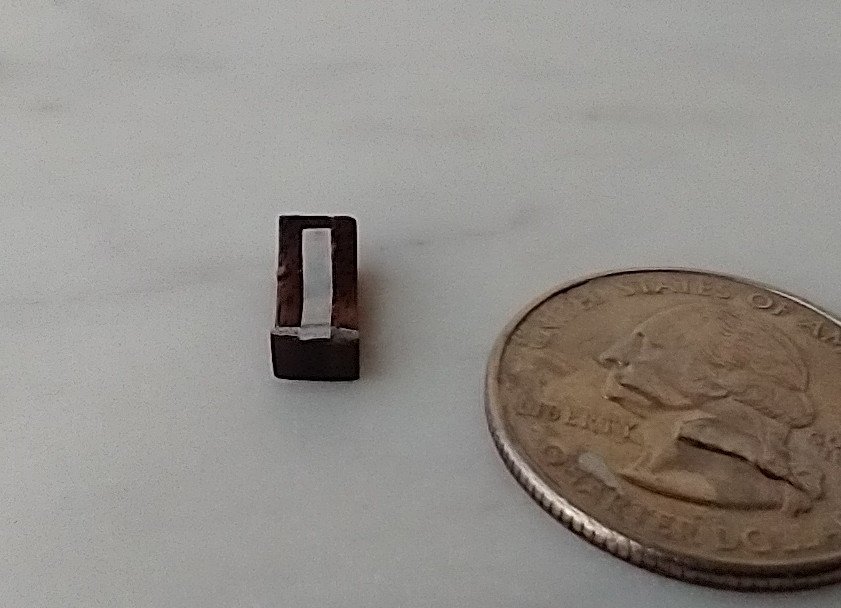 RESERVED 1:12 scale miniature walnut tape dispenser Desktop accessory Stationery item