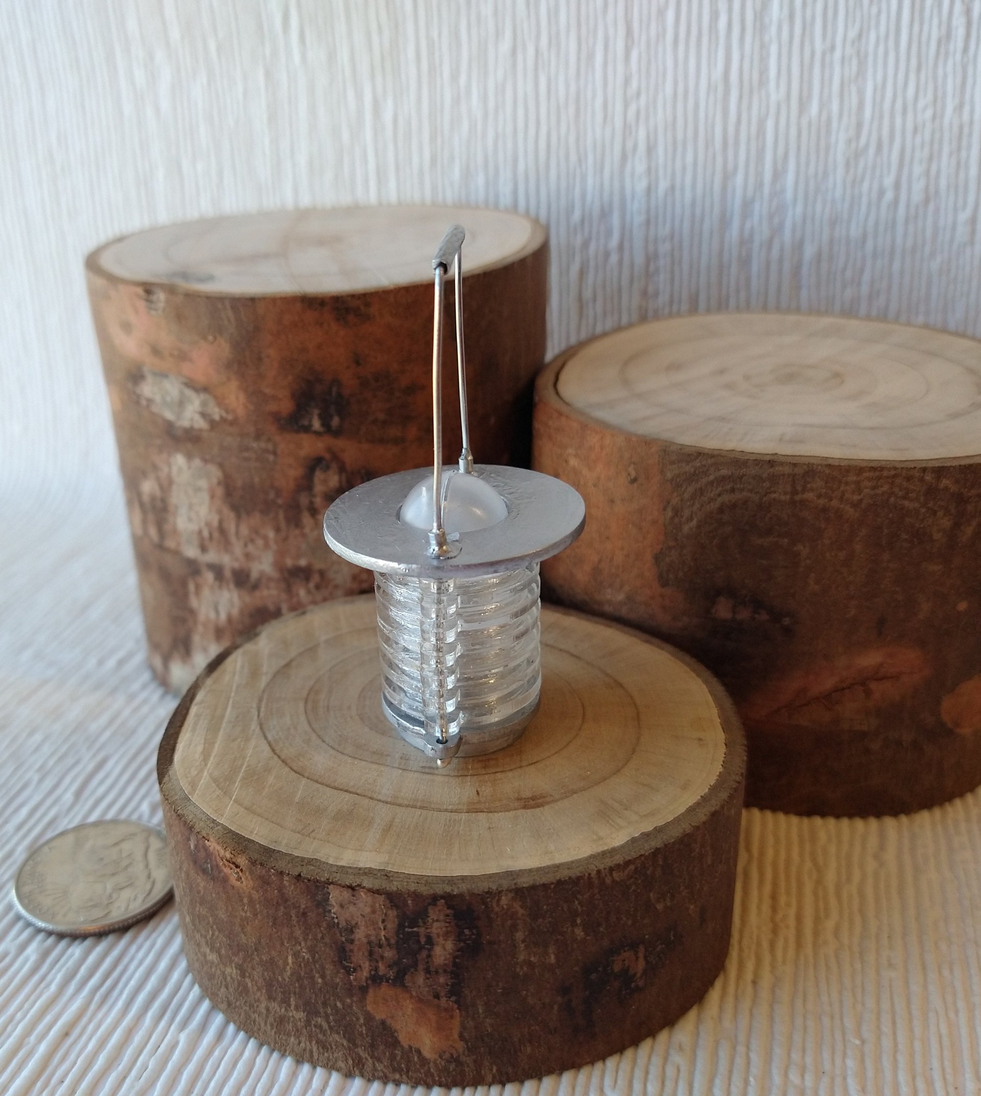 1:12 Dollhouse bugs zapper lantern for outdoor patio porch lawn light Modern LED lantern