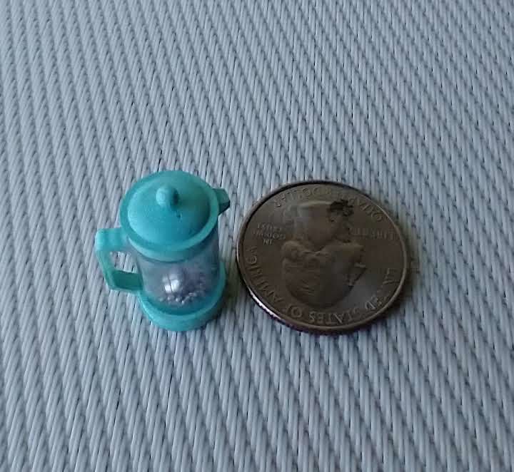 1:12 Dollhouse miniature French press coffee pot Miniature cafetiere REF Mint