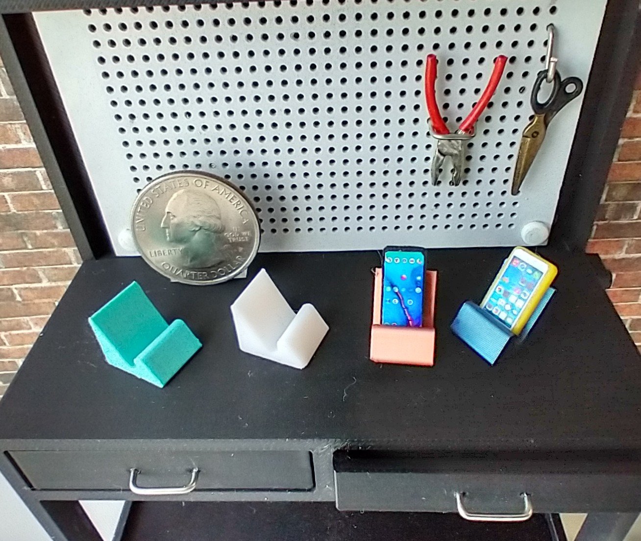 1:12 dollhouse miniature cell phone stand Price is PER unit Accessories sold separately