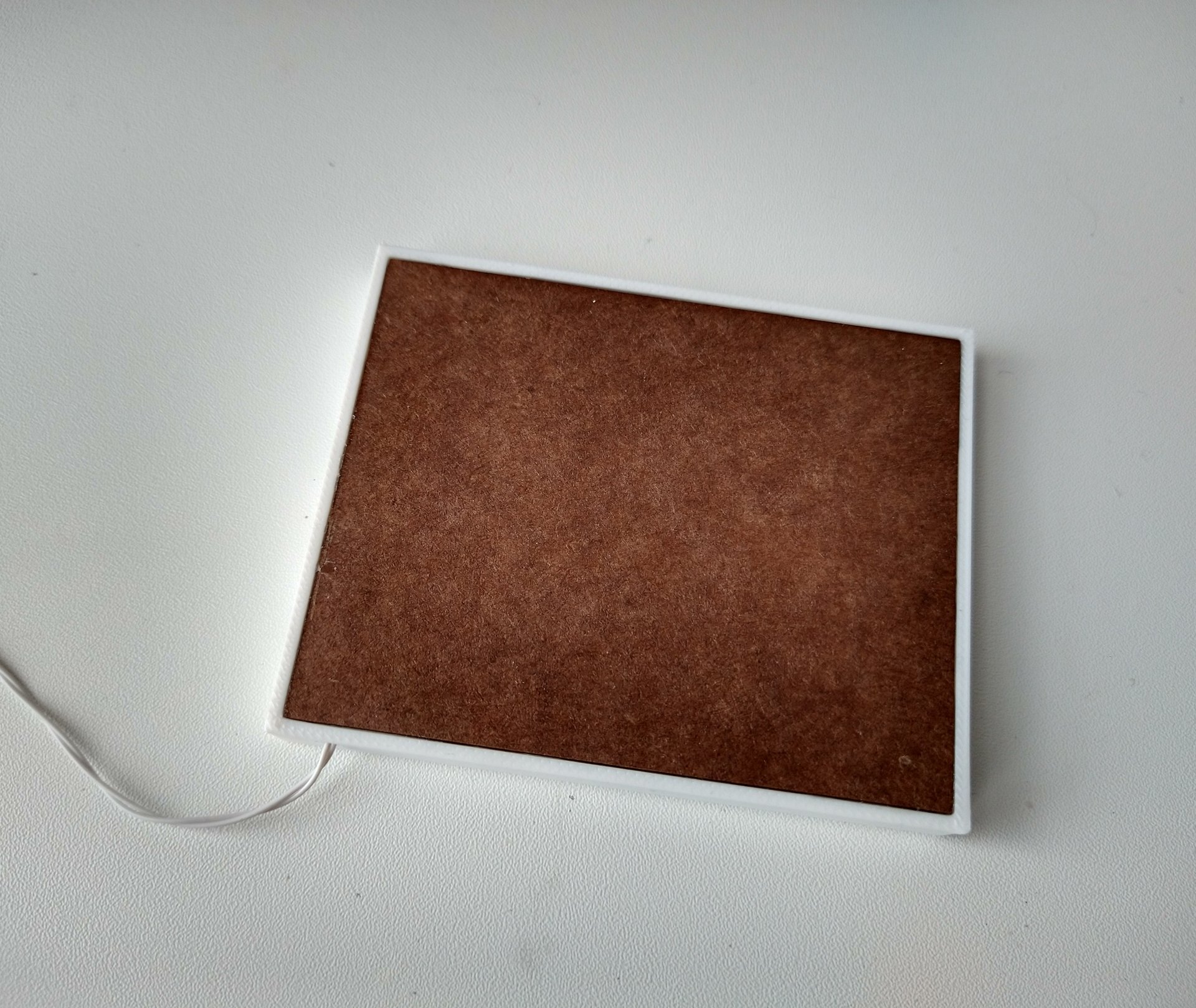 1:12 scale dollhouse light box painting or battery powered light and shadows painting REF White frame + ceiling fan