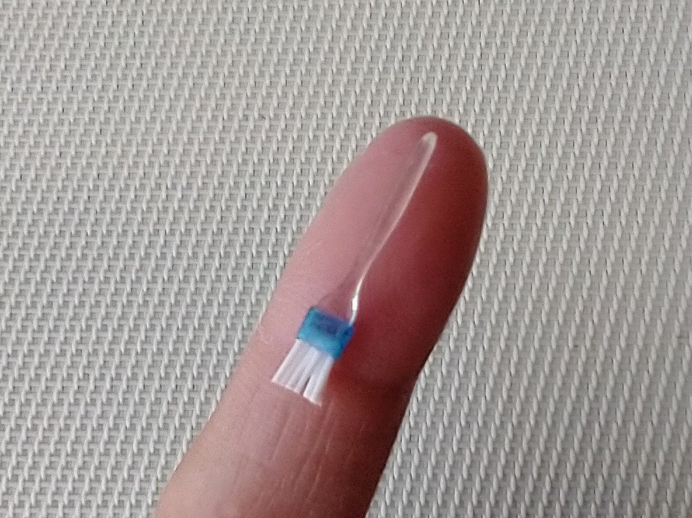 1:12 Dollhouse BBQ basting brush Faux silicone basting brush for kitchen or grilling REF Clear handle white bristles PRICE is for EACH