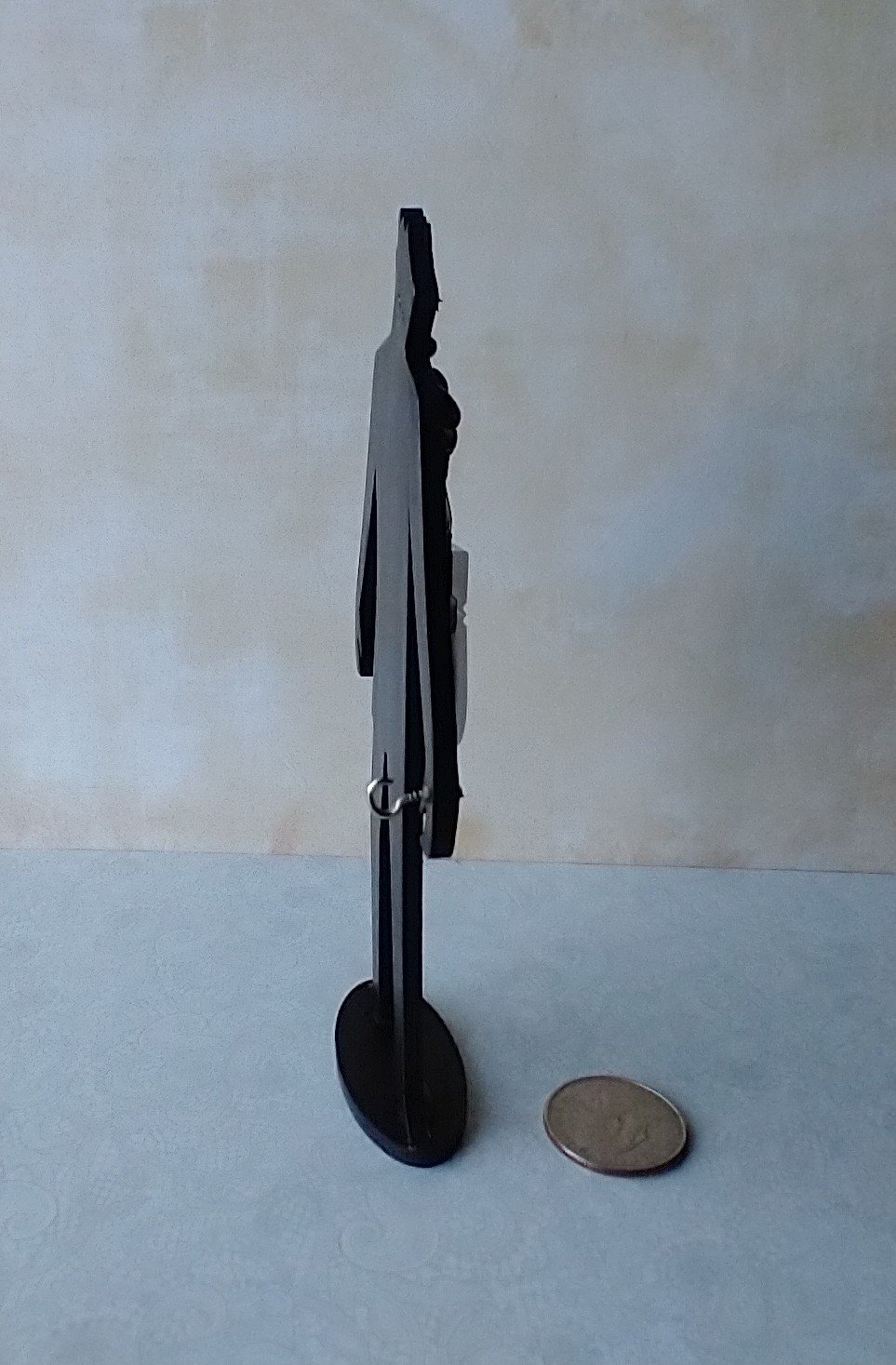 1:12 Dollhouse Halloween decor Zombie silhouette with light up red eyes Battery operated dollhouse Halloween lawn decor Jar lantern NOT included