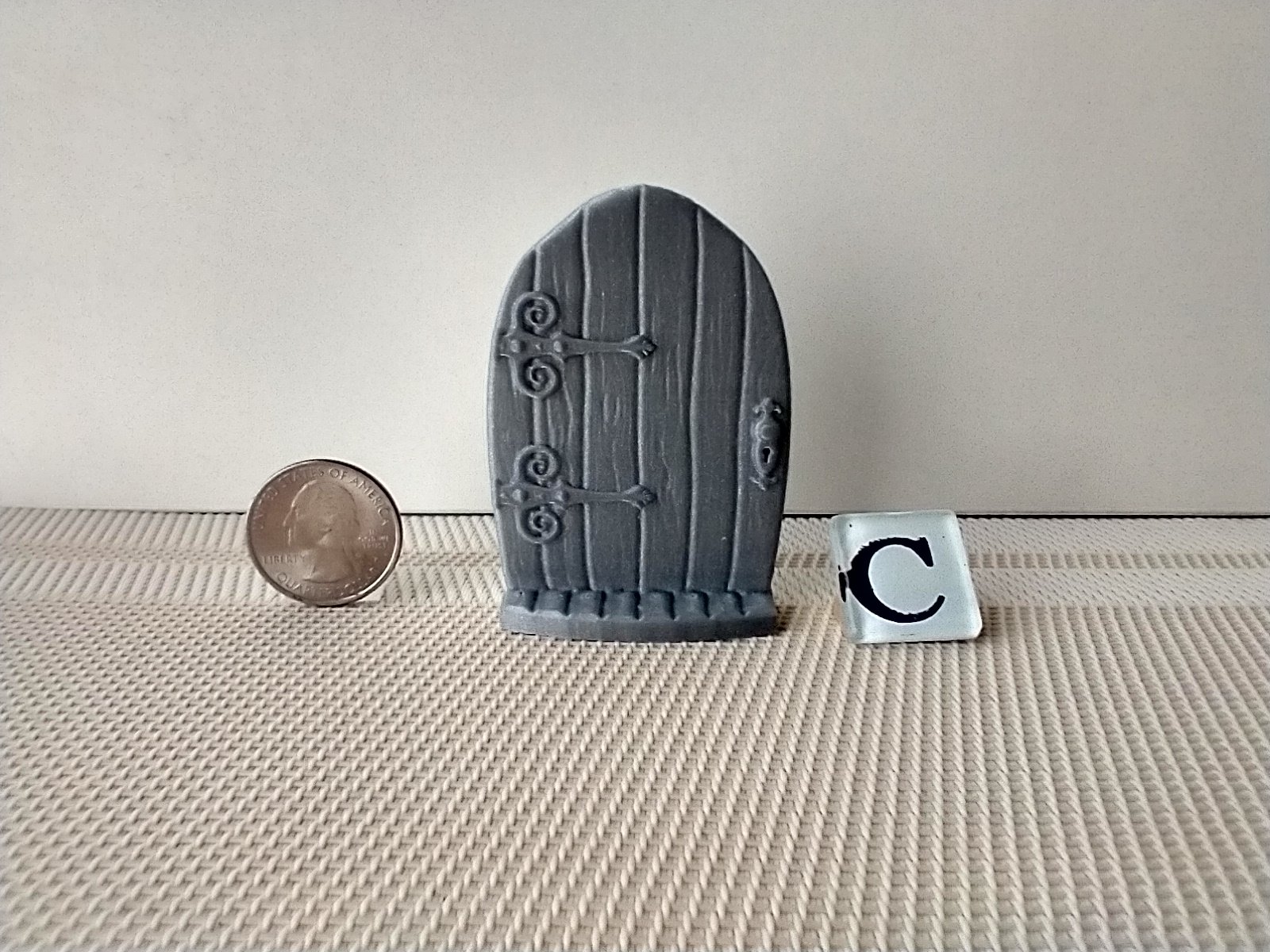 3D printed fairy door in PLA to be painted and decorated REF C