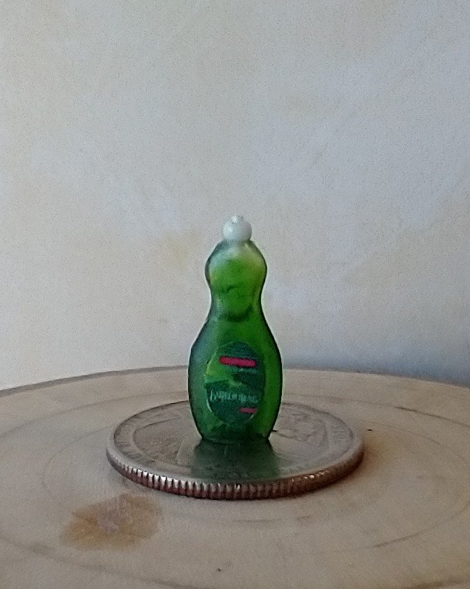1:12 Dollhouse dish detergent REF Green