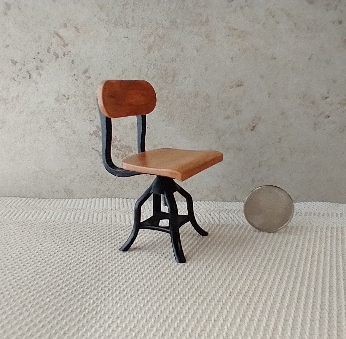 1:12 Dollhouse miniature office chair desk chair farmhouse style