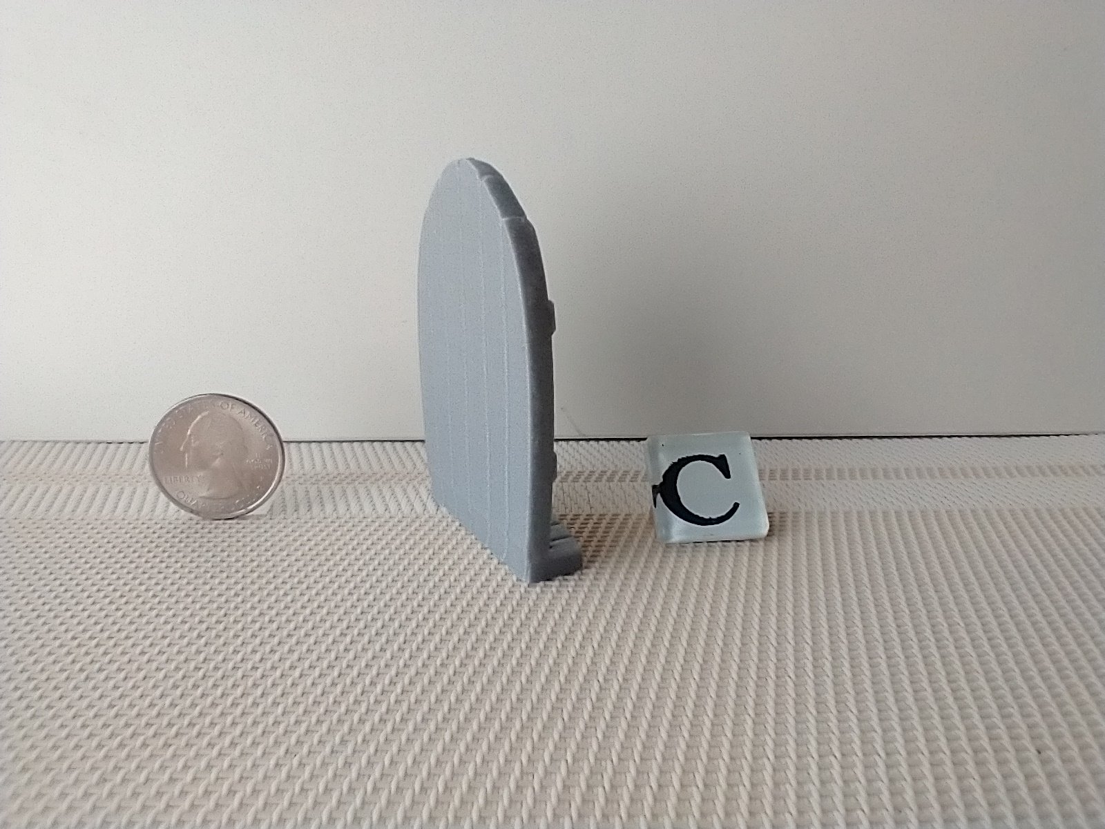 3D printed fairy door in PLA to be painted and decorated REF C