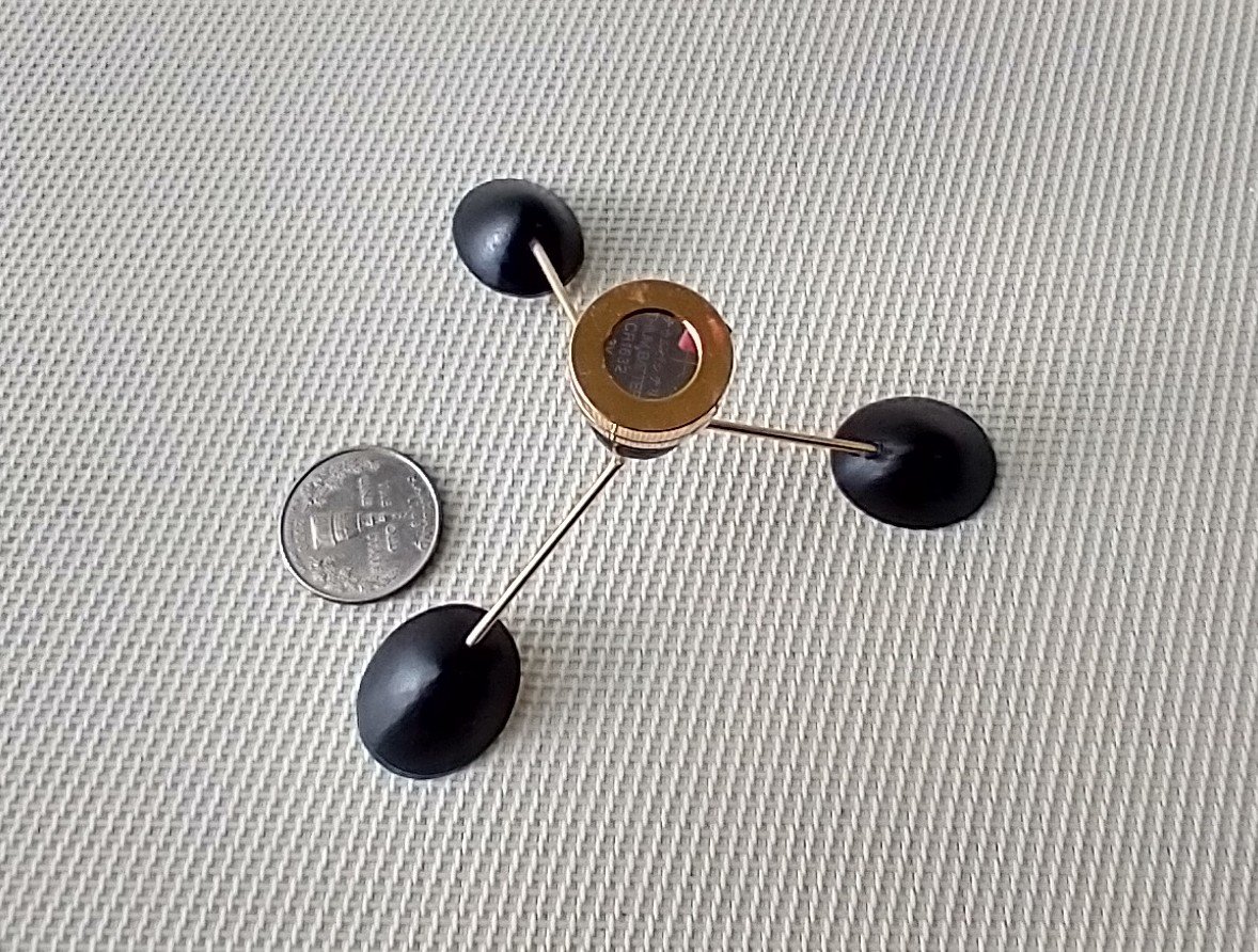 RESERVED 1:12 Dollhouse miniature mid-century modern curvilinear chandelier MCM 3-light ceiling light Battery operated LED miniature lamp