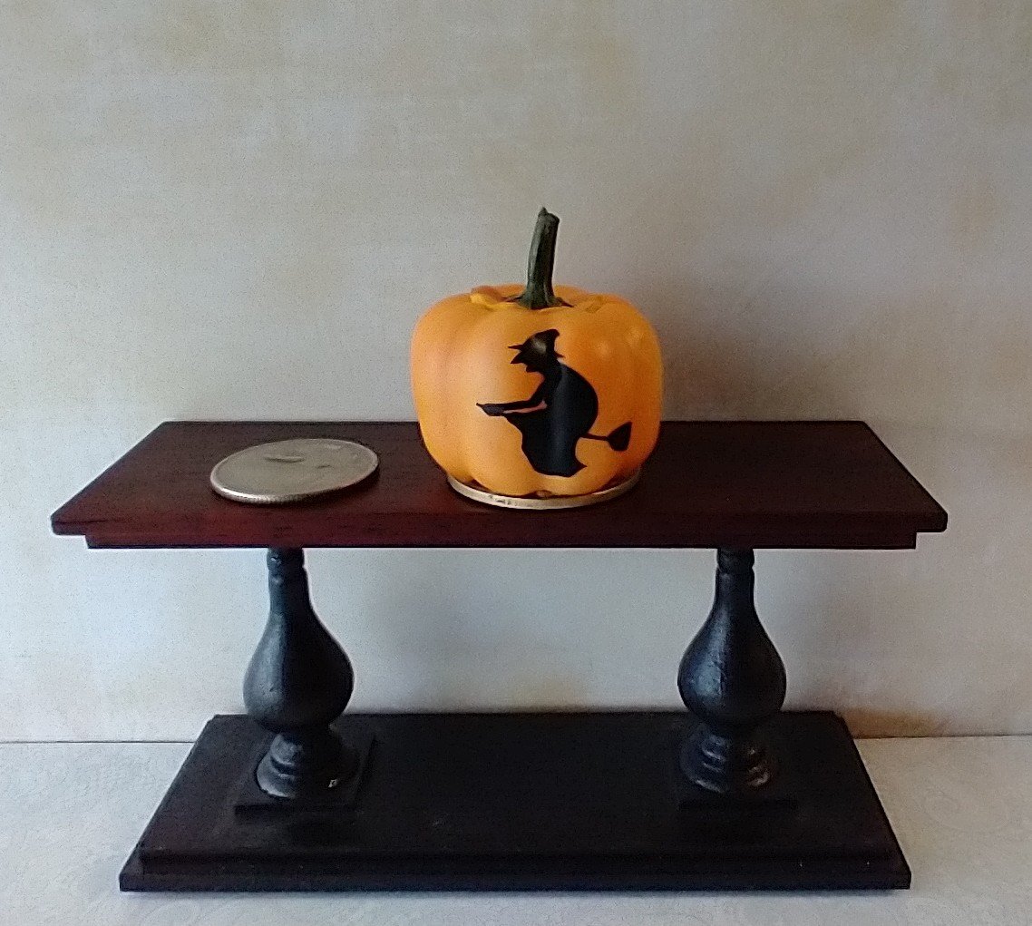 Battery operated miniature light up Jack-O-Lantern Pumpkin LED light for Halloween No external wires REF Witches