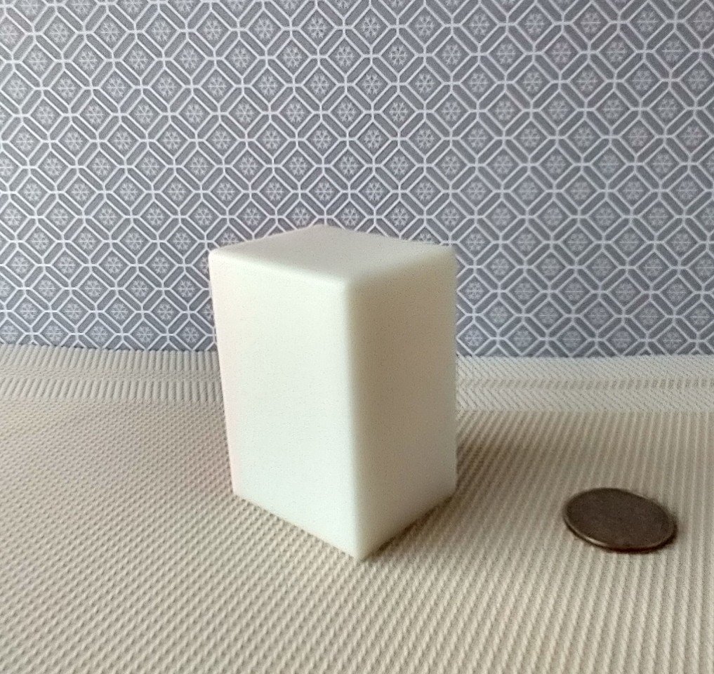 MADE TO ORDER Pink 1:12 Dollhouse 4-drawer unit storage chest of drawers with rounded corners contemporary style for mini home office or craft room REF Pink