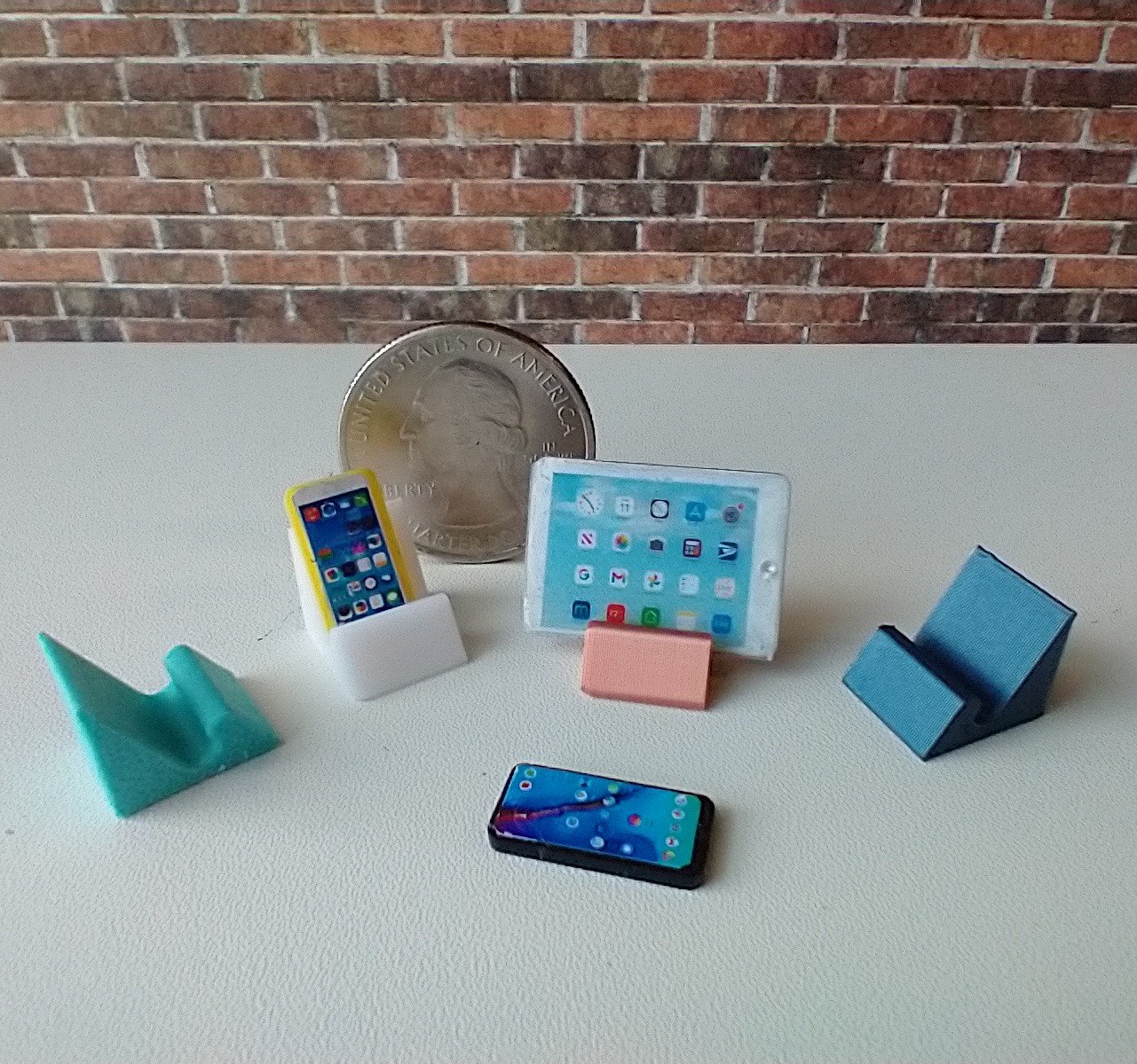 1:12 dollhouse miniature cell phone stand Price is PER unit Accessories sold separately