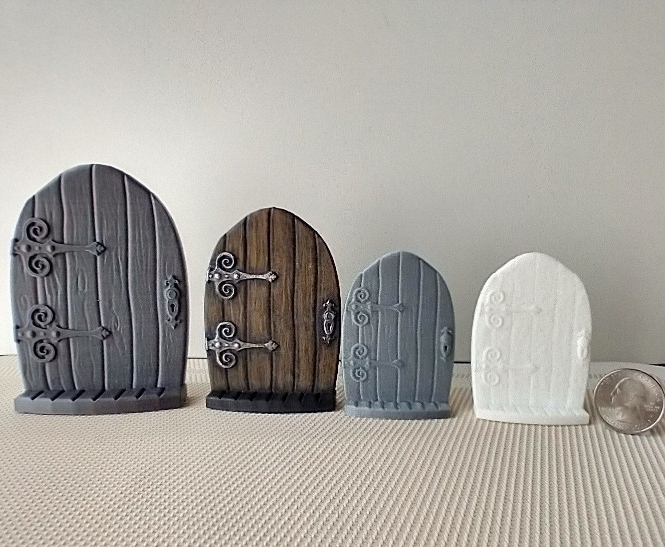 3D printed fairy door in PLA to be painted and decorated REF C