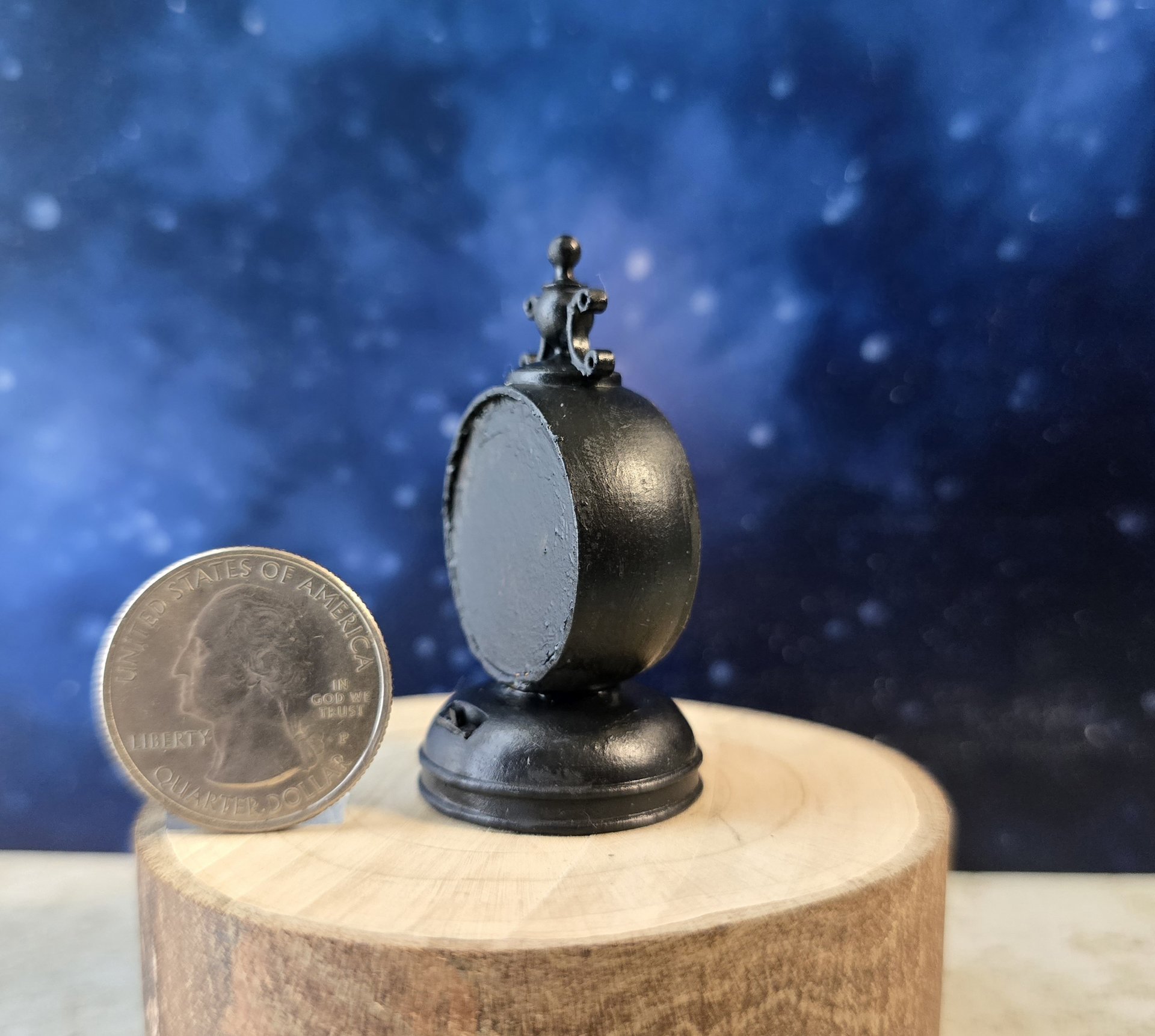 1:12 Dollhouse miniature battery operated Halloween themed lantern No external wires REF Haunted house