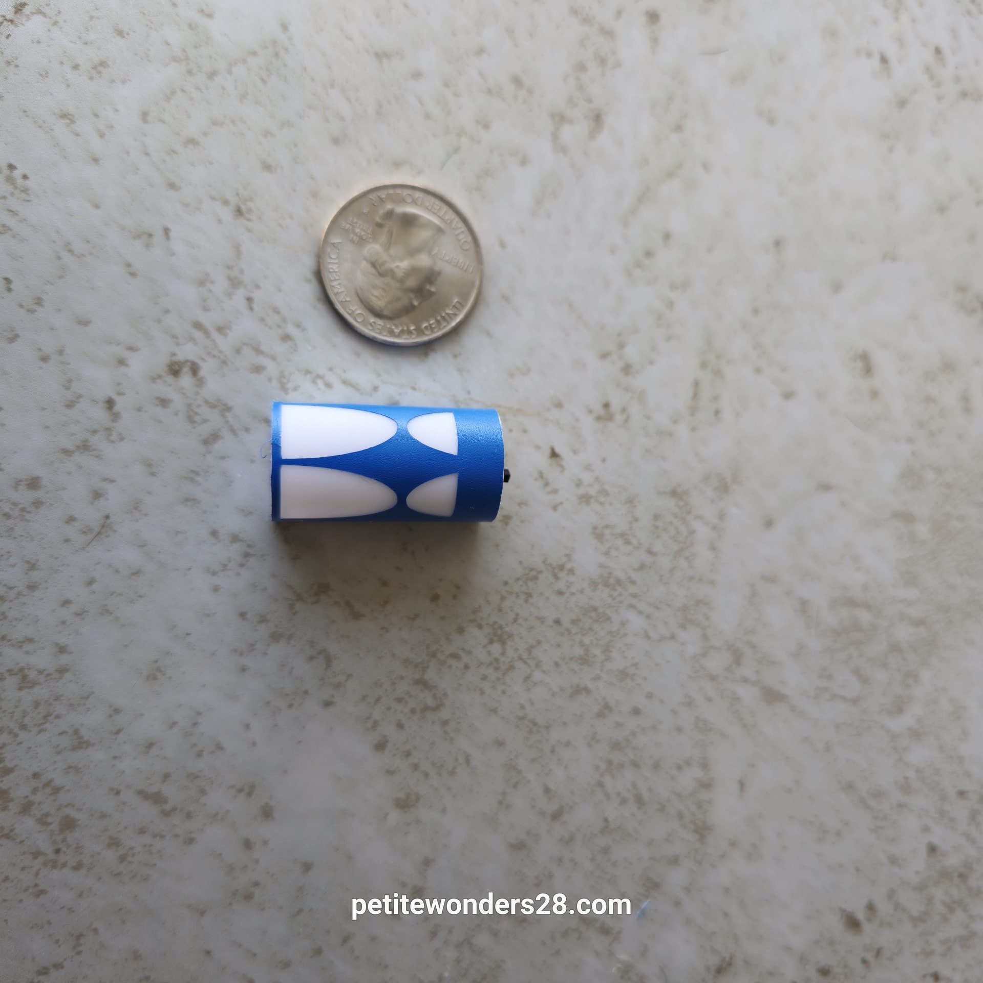 1:12 Dollhouse miniature MCM themed wall light or wall sconce powered by a balloon light Price is for EACH unit REF Blue