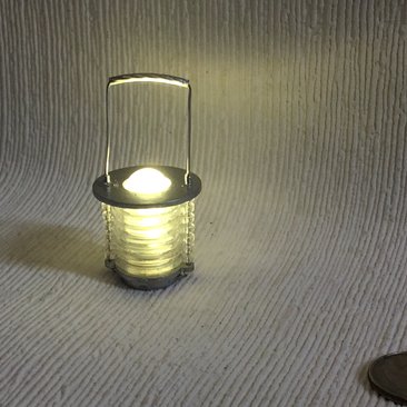 1:12 Dollhouse bugs zapper lantern for outdoor patio porch lawn light Modern LED lantern
