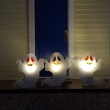 light up halloween ghosts decors