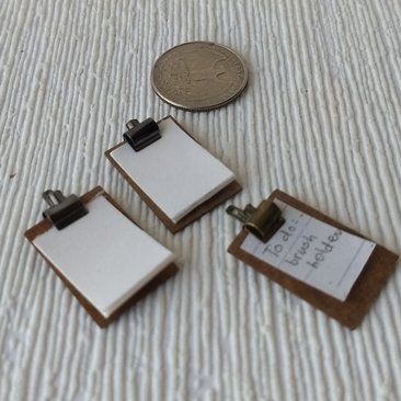 1:12 dollhouse clipboards Price is PER UNIT