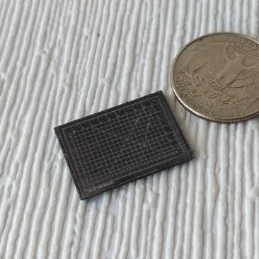 1:12 dollhouse miniature black cutting mat