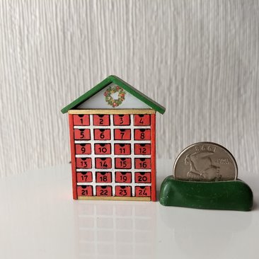 Dollhouse advent calendar