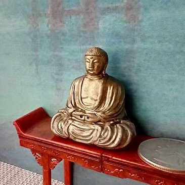 Miniature Buddha statute - The Great Buddha of Kamakura (Japan) Meditation buddha statute