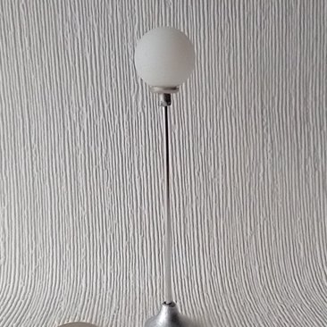 1:12 Dollhouse mid-century styled globe floor lamp Non-electric