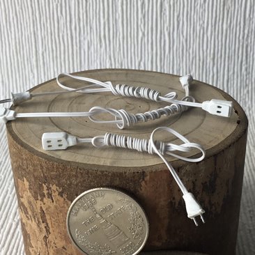 1:12 dollhouse miniature extension cord with authentic details Price is for EACH