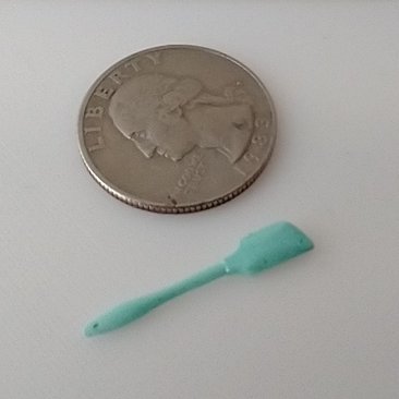 1:12 Dollhouse miniature faux silicone spatula REF Mint