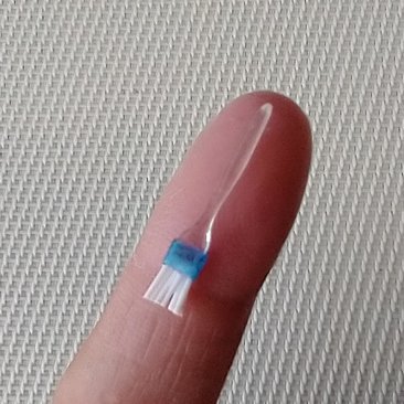 1:12 Dollhouse BBQ basting brush Faux silicone basting brush for kitchen or grilling REF Clear handle white bristles PRICE is for EACH