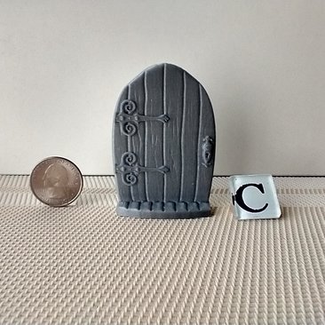 3D printed fairy door in PLA to be painted and decorated REF C