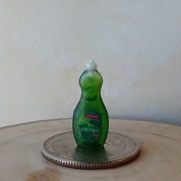 1:12 Dollhouse dish detergent REF Green