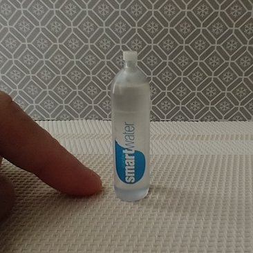 1:6 Playscale dollhouse miniature bottled water Tall bottle of drinking water in 6th scale