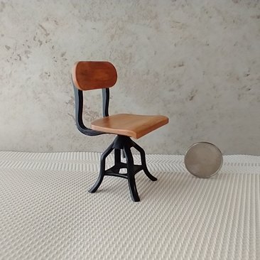 1:12 Dollhouse miniature office chair desk chair farmhouse style