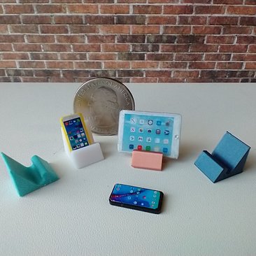 1:12 dollhouse miniature cell phone stand Price is PER unit Accessories sold separately
