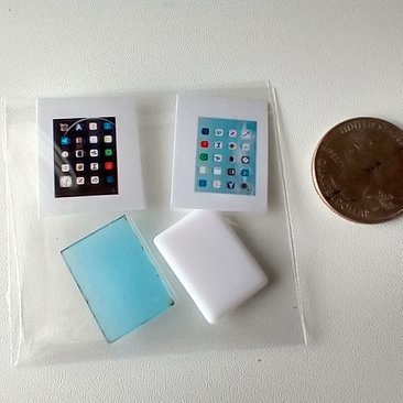 1:12 scale dollhouse miniature tablet kit Price is for EACH kit