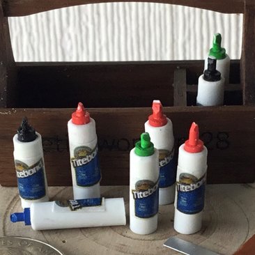 dollhouse miniature wood glue